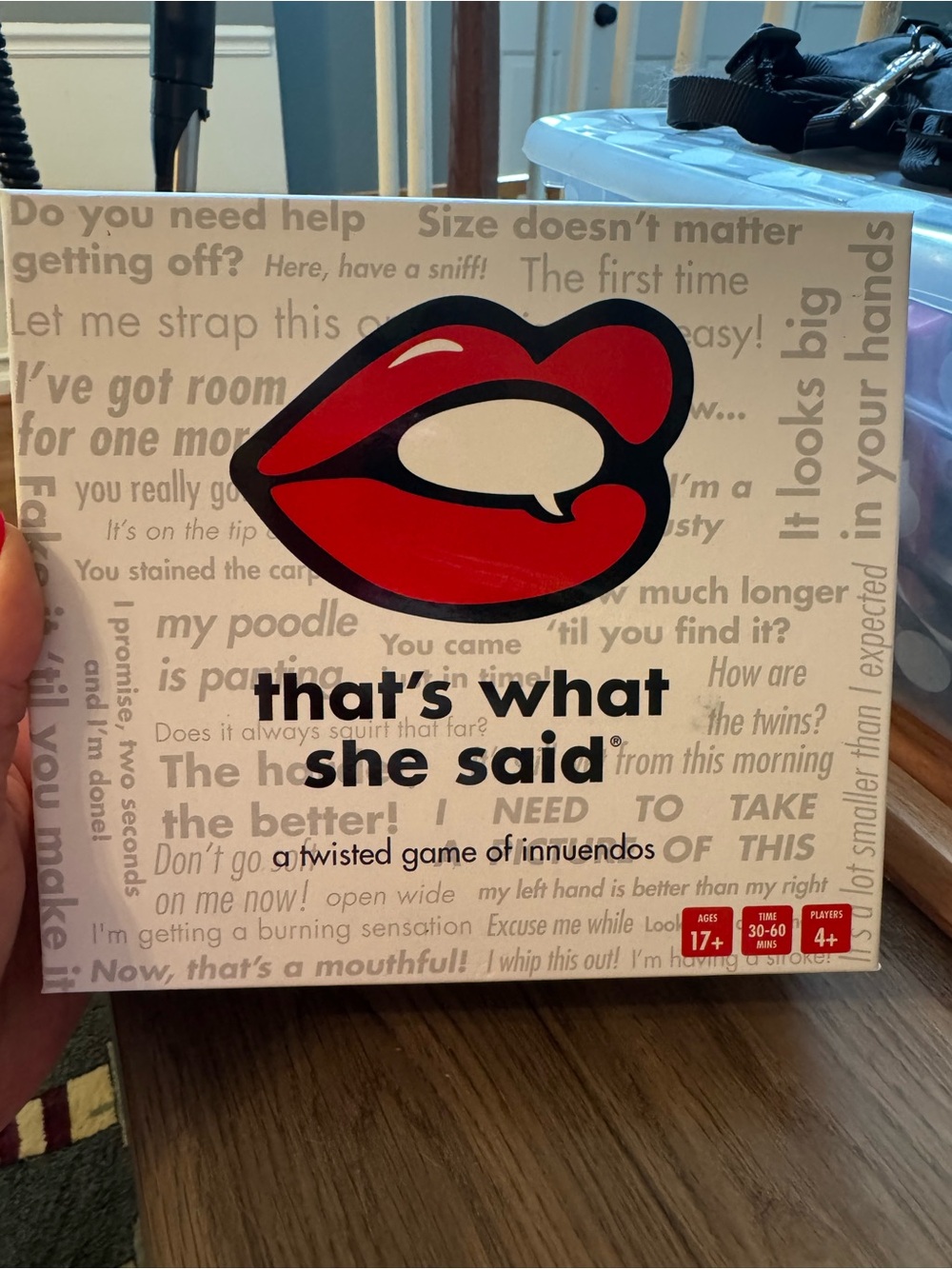 That’s What She Said Party Game - White & Red Box